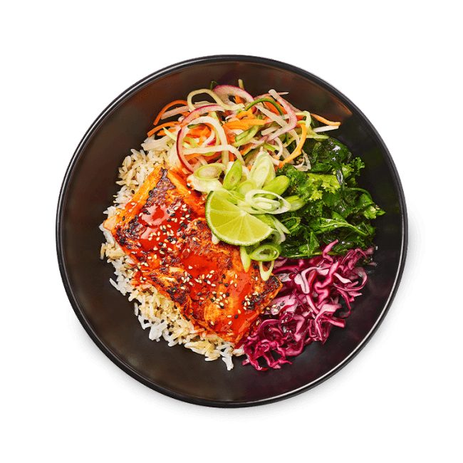 Gochujang Salmon Rice Bowl
