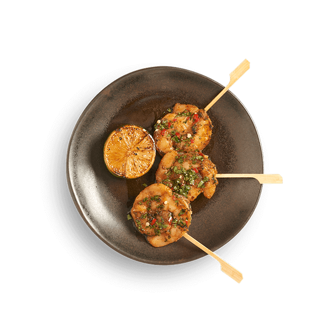 Lollipop Prawn Kushiyaki