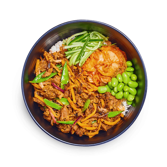 Pulled Shiitake Donburi