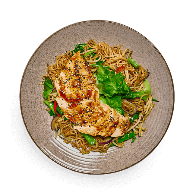 Chicken Teriyaki Soba